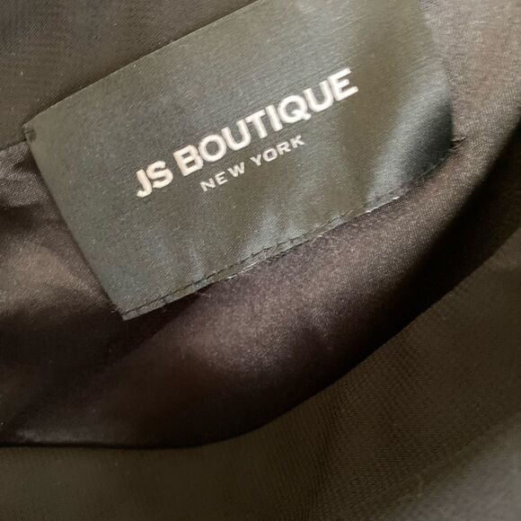 JS Boutique Black One Shoulder Evening Mini Dress - Picture 7 of 8